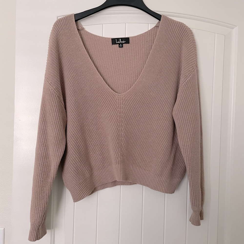 Lulu's V Neck Sweater